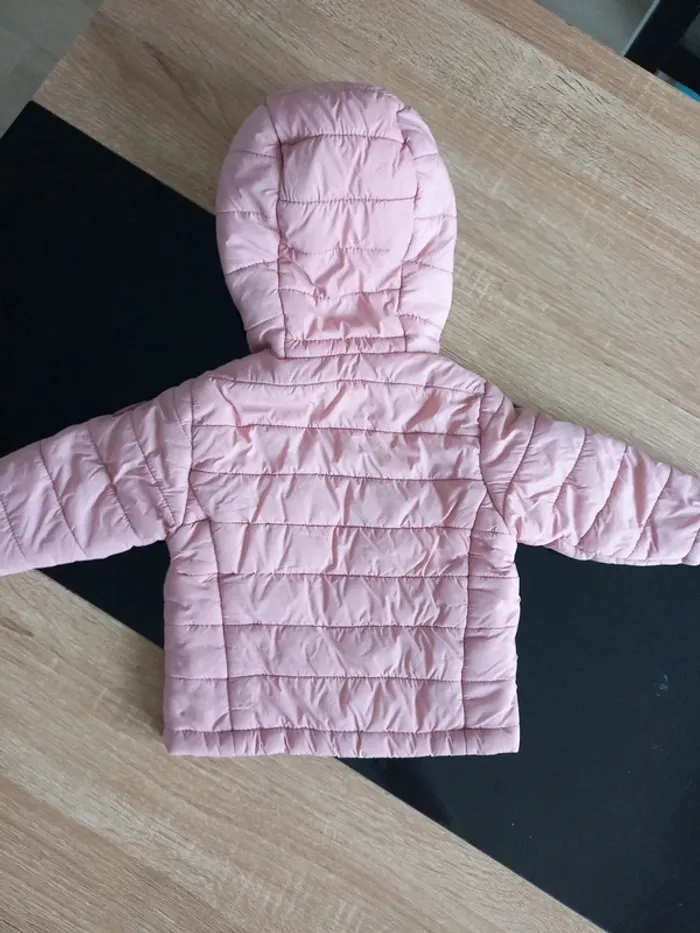 Doudoune rose légère, bébé 6 mois - photo numéro 3