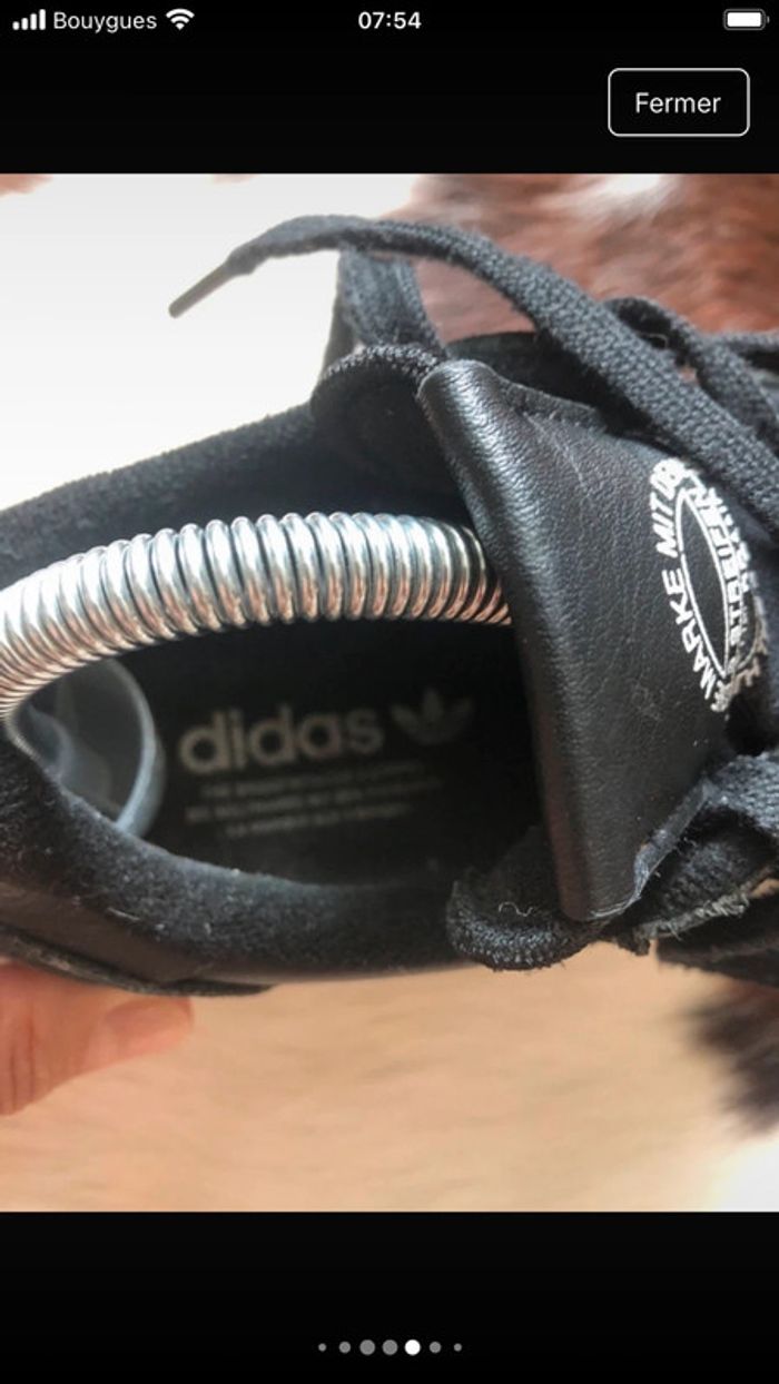 Baskets homme en cuir Adidas - photo numéro 10