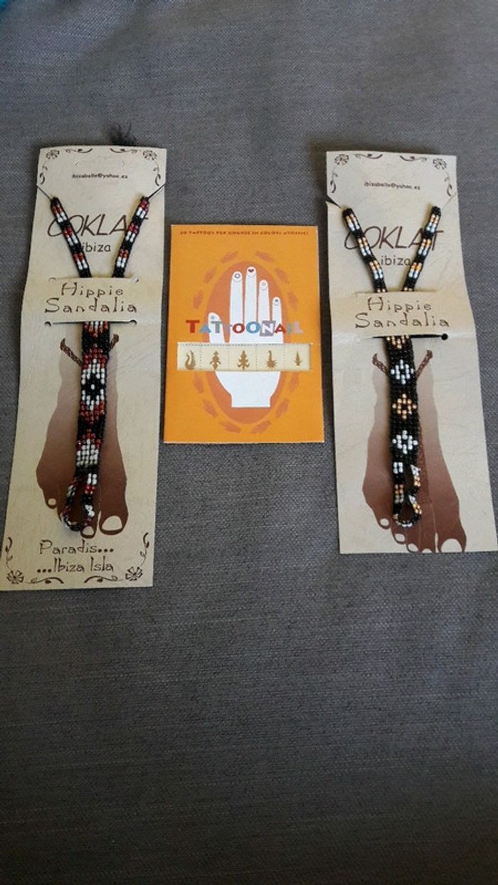 #passiondeco2 Ensemble bijoux de pied