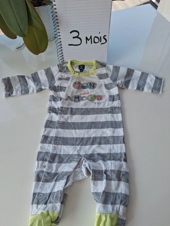 Pyjama 3 mois Terre de Marins