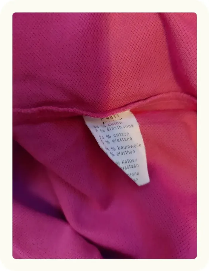 Polo rose femme Lacoste - photo numéro 7