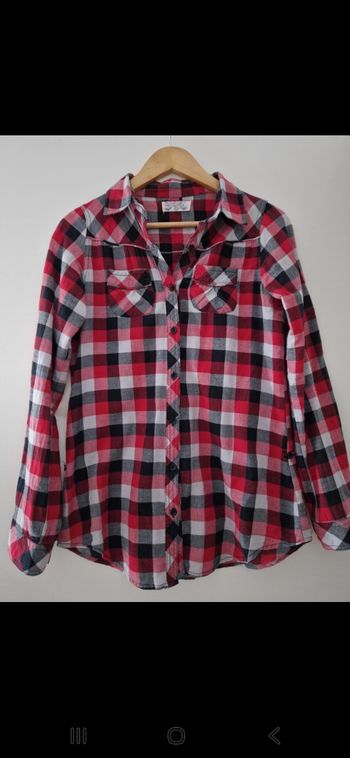Chemise à carreaux