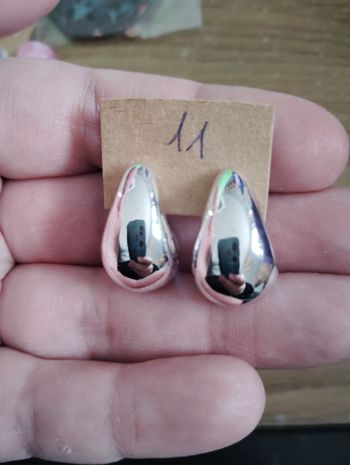 Boucles d'oreilles goutte d'eau 