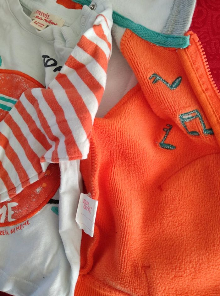 Ensemble 3 pièces du pareil au même 6 mois - photo numéro 4