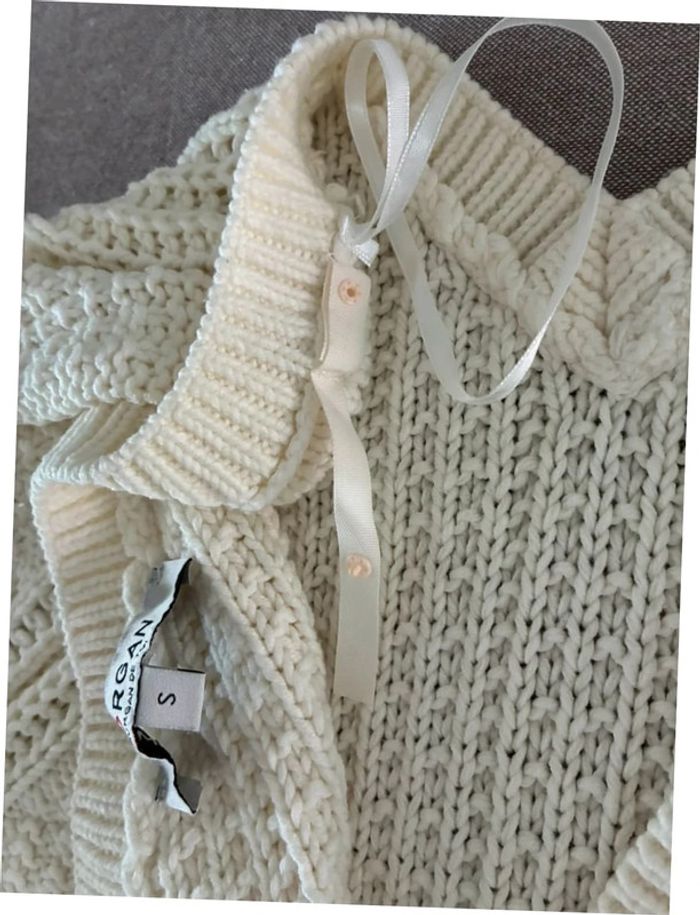 Magnifique pull manche 3/4 Morgan de toi taille S en parfait état - photo numéro 8