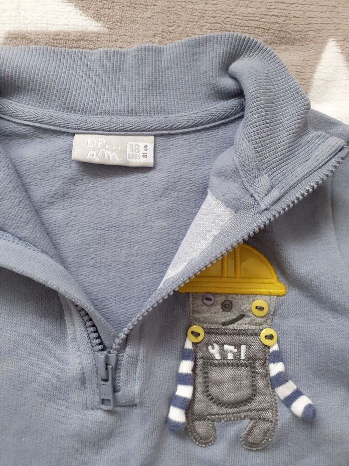 Sweat bleu ciel - photo numéro 3