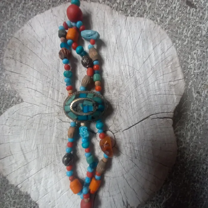 Bracelet vintage colorée bohème - photo numéro 2