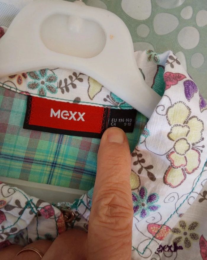 Chemise fleurie liberty Mexx 10 ans - photo numéro 3