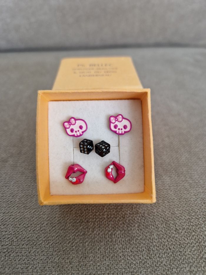 Lot boucles d'oreilles fantaisie - photo numéro 2