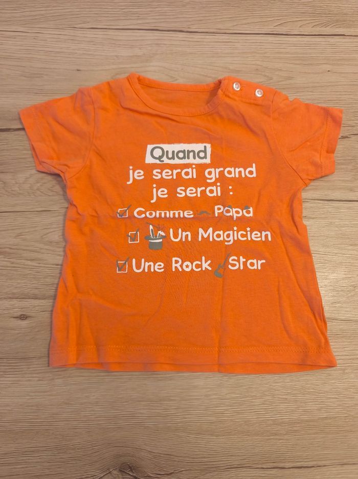 Tee-shirt manches courtes 18 mois - photo numéro 2
