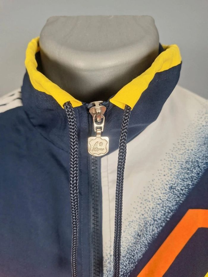 Veste coupe-vent vintage Biwang – années 90 – multicolore – brodé (605) - photo numéro 3