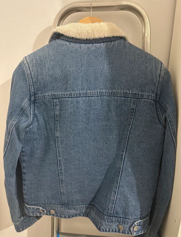Veste en jean bleue avec col en fourrure Pimkie S - photo numéro 4