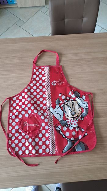 Tablier de cuisine pour enfant  Minnie Disneyland 