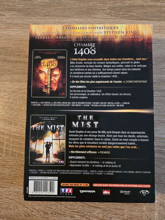 Dvd Stephen king - photo numéro 2