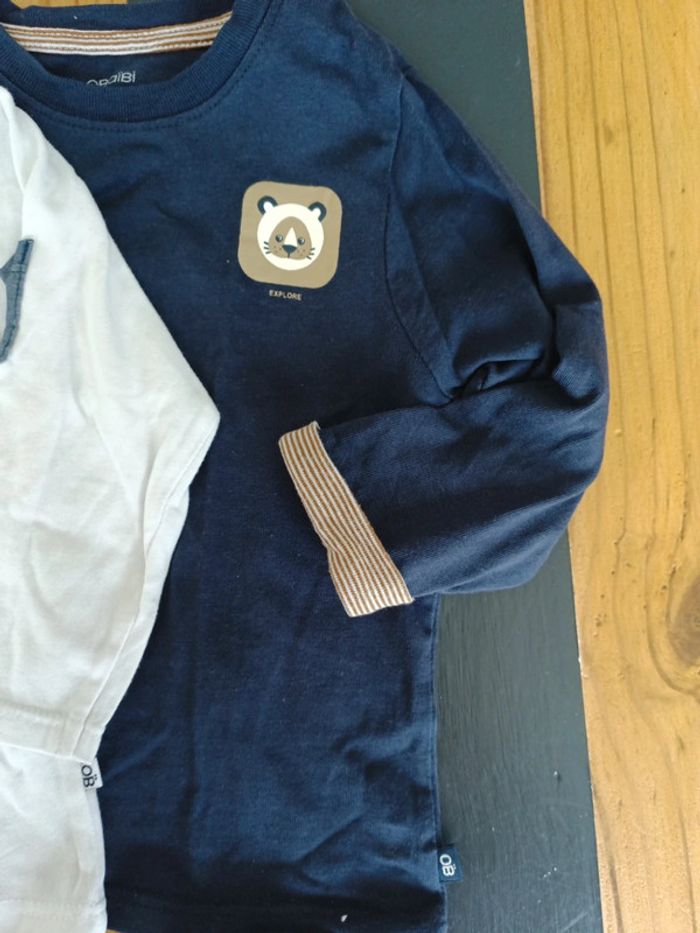 Lot 2 t-shirts manches longues - photo numéro 4