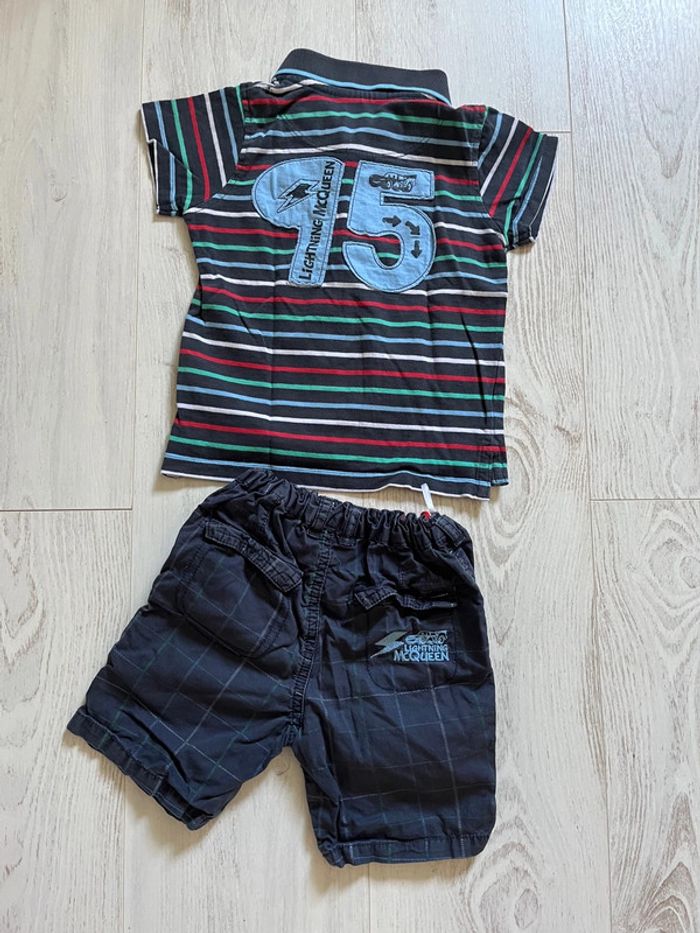 Ensemble short et polo Cars - photo numéro 2