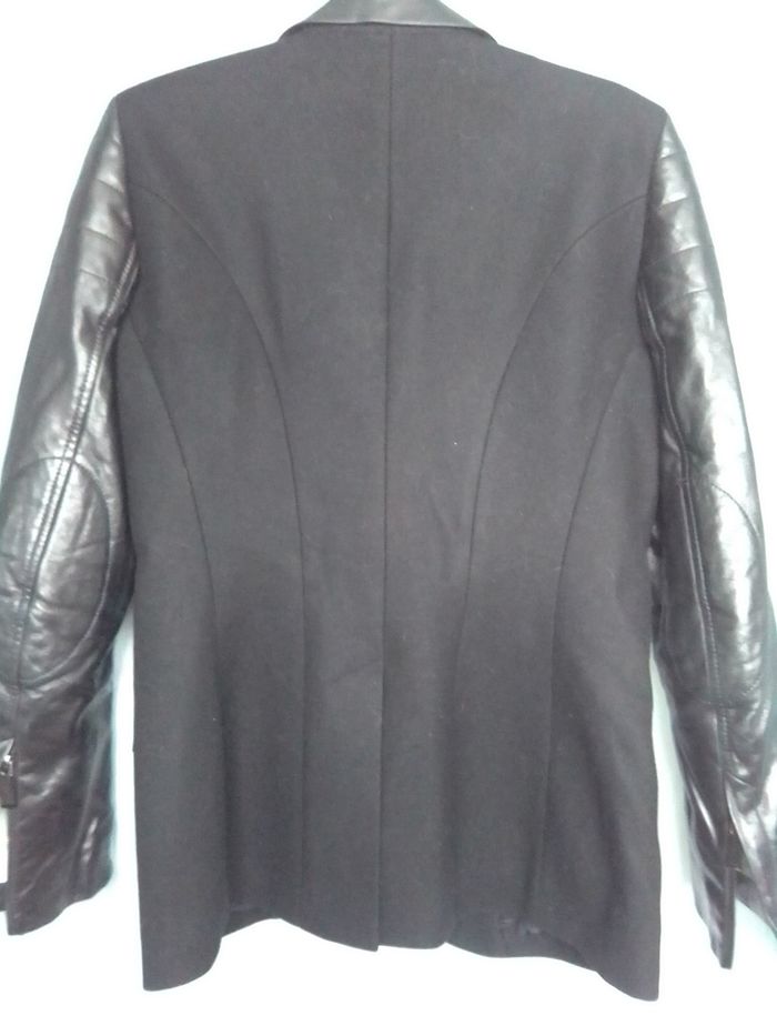 Superbe Veste avec cuir BARBARA BUI - photo numéro 10