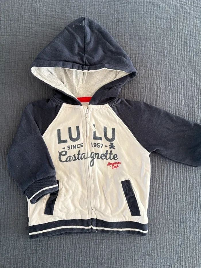 Veste lulu castagnette 6 mois