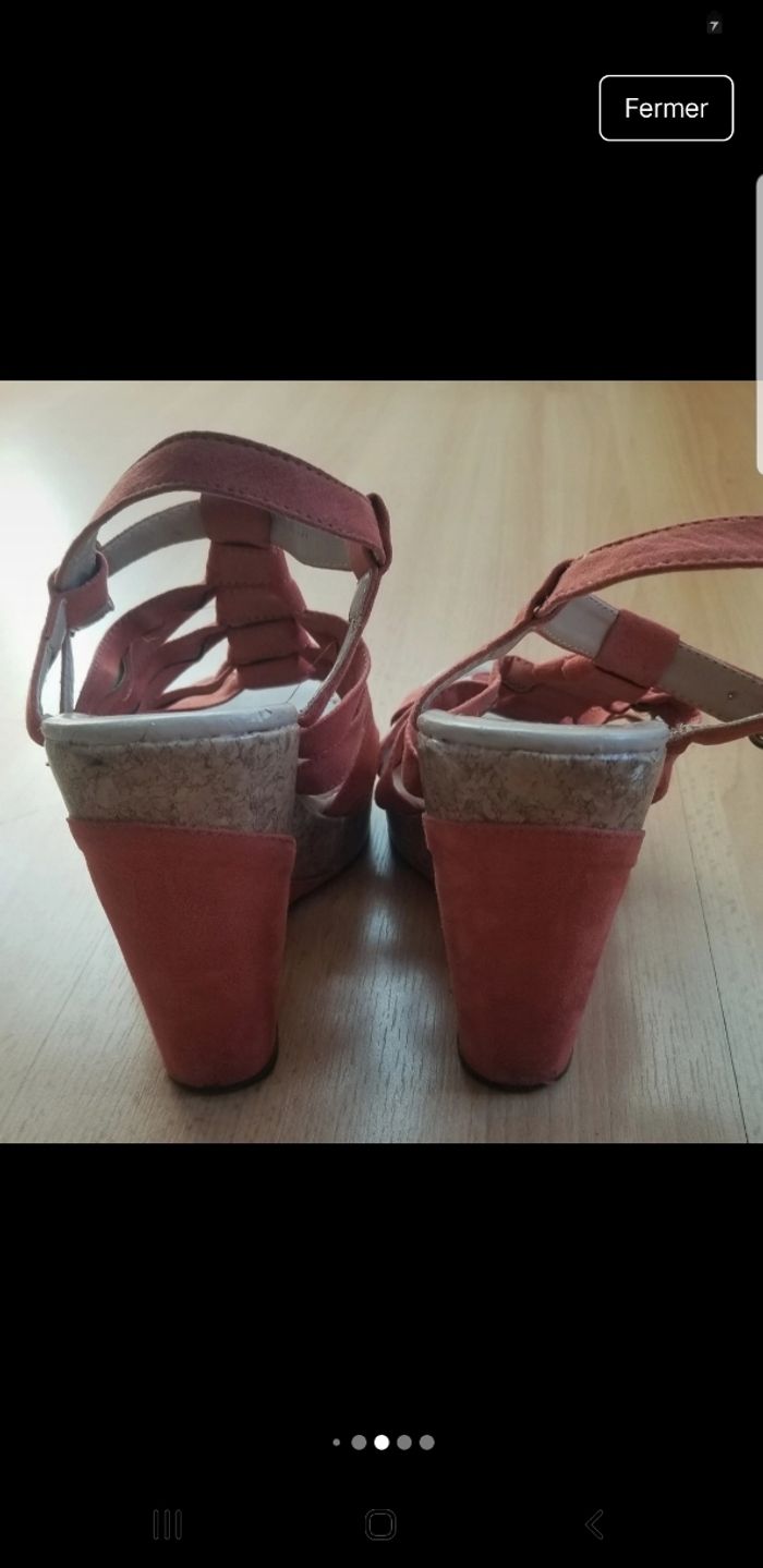 Sandales talons compensés - photo numéro 4