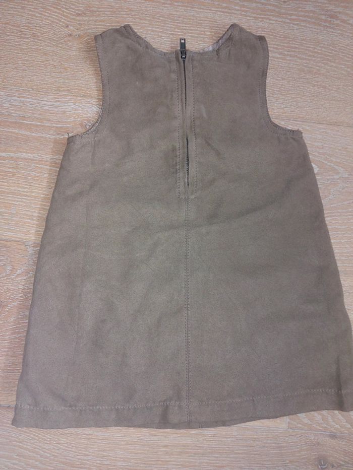 Robe marron suédine - photo numéro 3