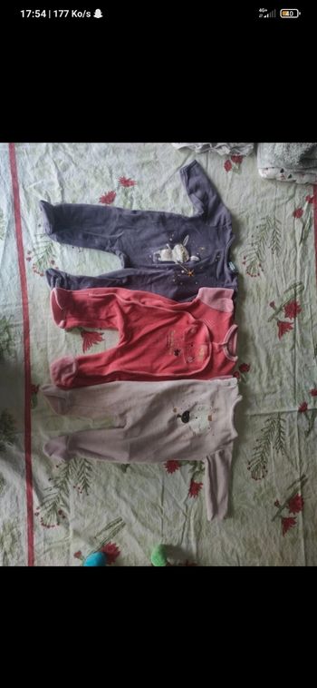 Lot de 3 pyjamas