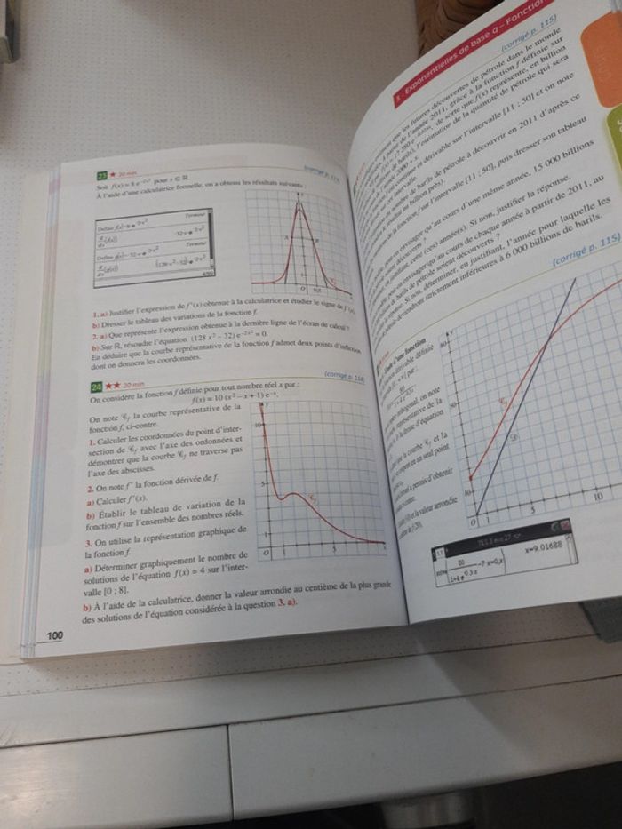 😺 livre scolaire terminale  maths 😺 - photo numéro 3