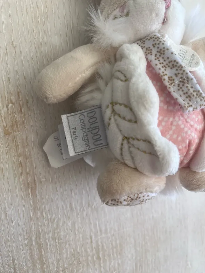 Lapin pain de sucre attaché tetine - photo numéro 2
