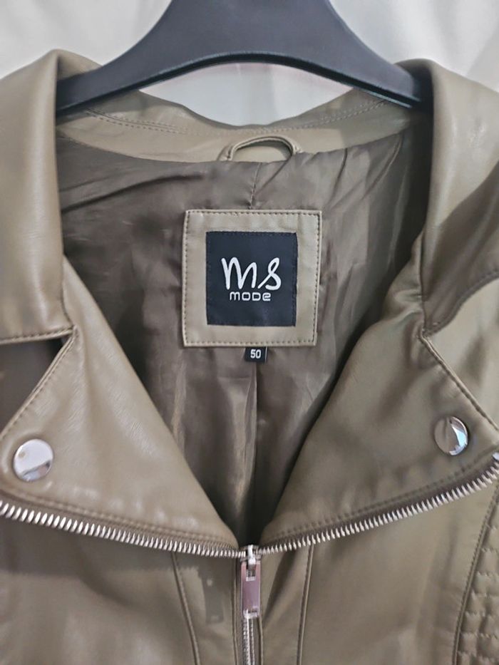 Belle veste bi matiere - photo numéro 2