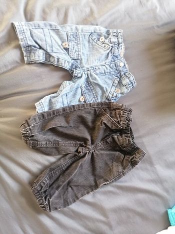 Lot 2 pantalons 3 mois