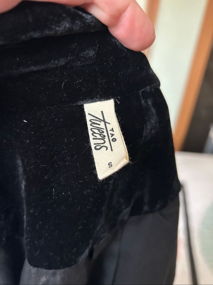 Veste « velours » noire TAO taille S - photo numéro 3