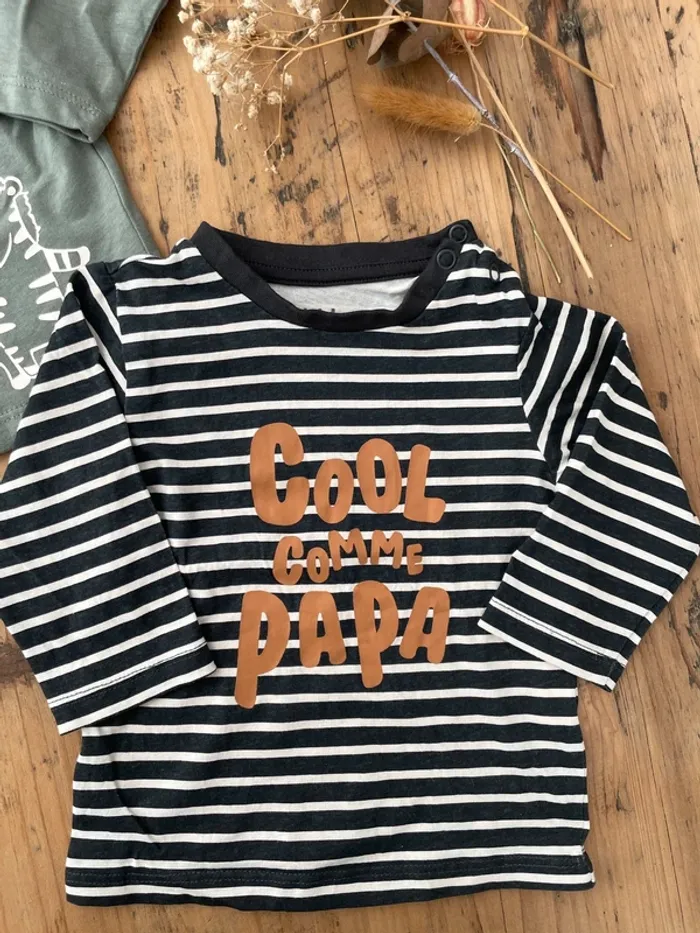 T-shirt manches longues 6 mois - photo numéro 3