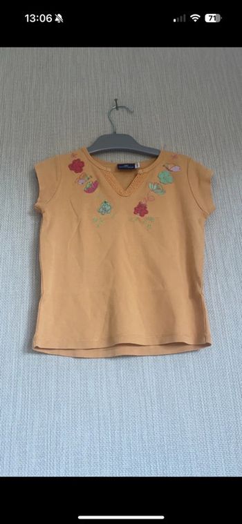T-shirt orange sergent major 5 ans