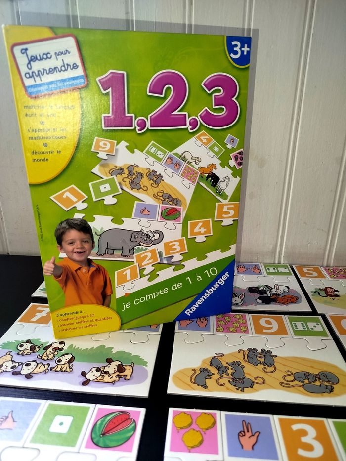 Ravensburger Jeu 1,2,3..Je compte de 1 à 10