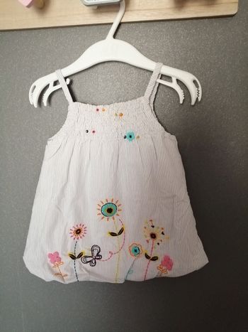 Robe à bretelles fines 6 mois
