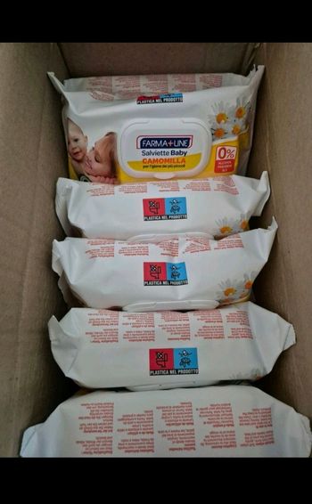 Carton de 24 paquets de 72 lingettes bébé