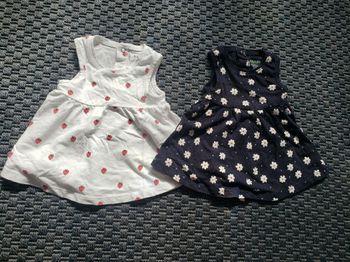 Lot 2 robes 1 mois