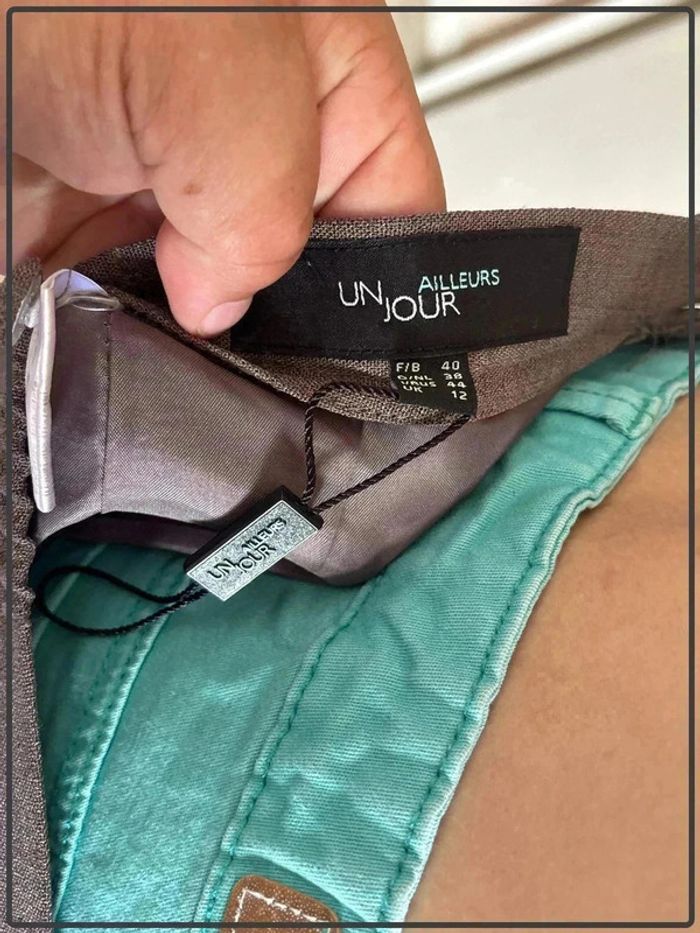 Jupe longue taille 40 marque un jour ailleur neuf sans étiquette * - photo numéro 3