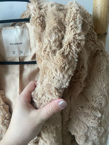 Manteau doux Beige Taille M Pull N Bear