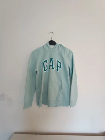 Sweat capuche gap turquoise S