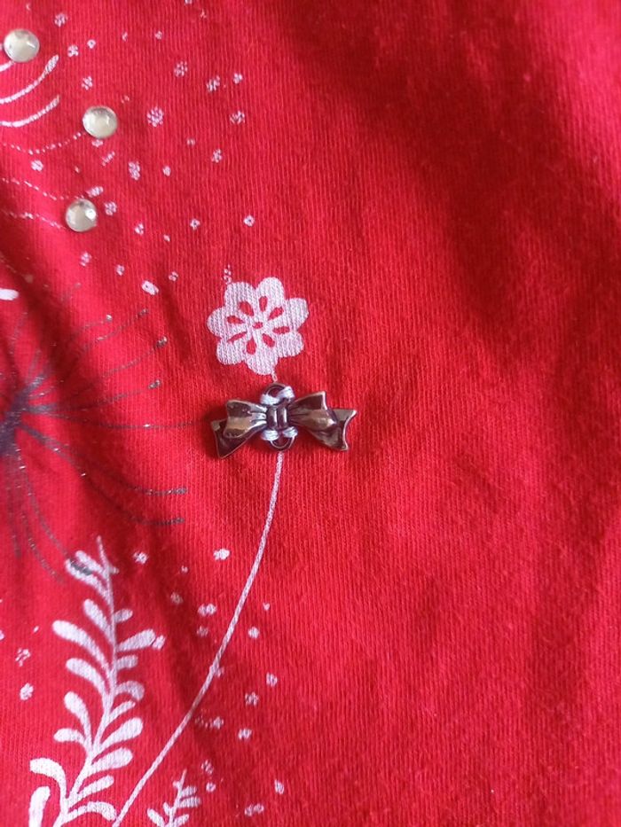 Tee-shirt Orchestra rouge manche longues 5 ans - photo numéro 9