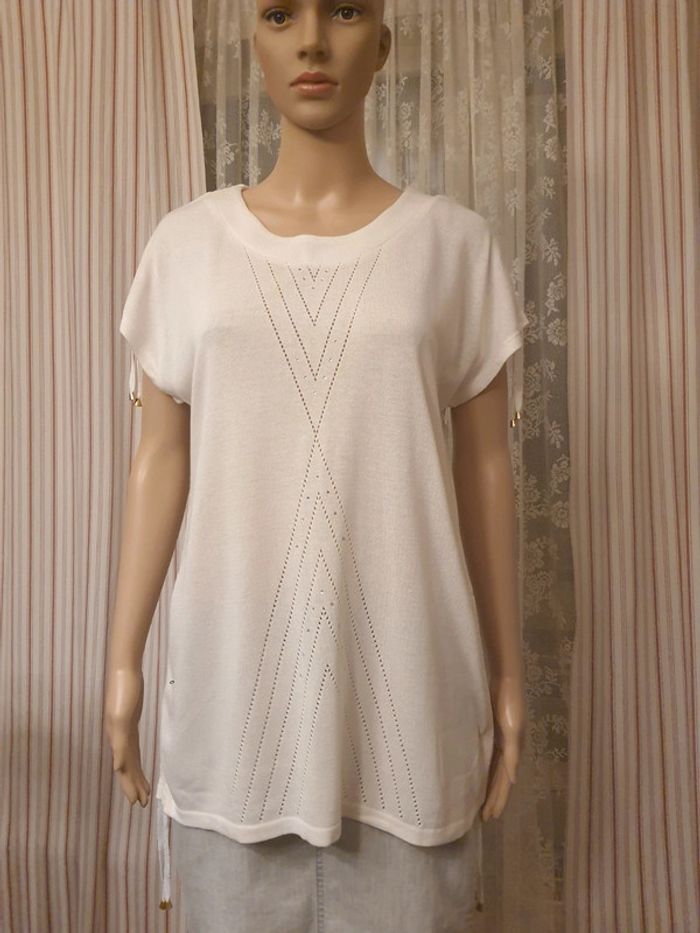 Blouse crème Tagore Elene neuf taille L 40 - photo numéro 2
