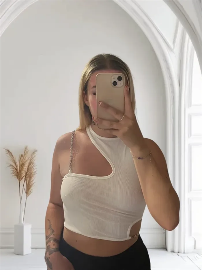 top blanc shein