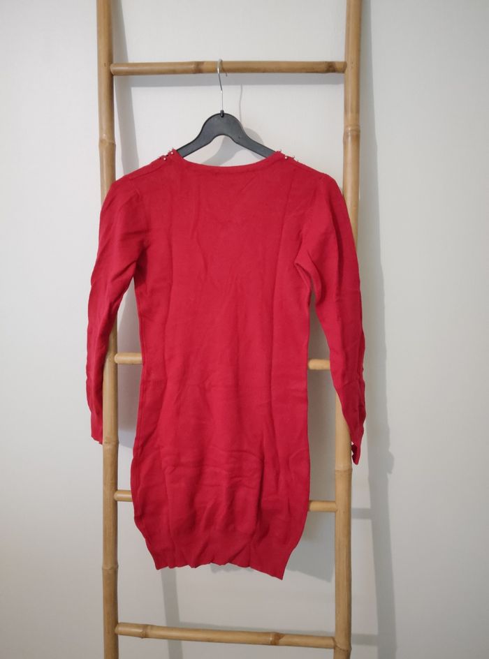 Robe pull rouge - photo numéro 2