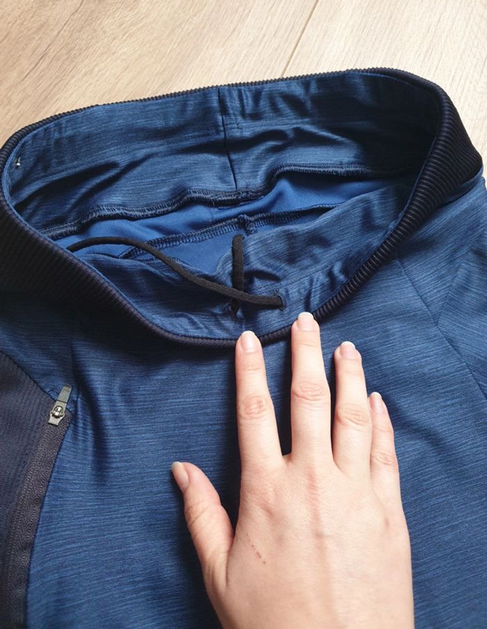 Pantacourt sport kalenji bleu - photo numéro 4