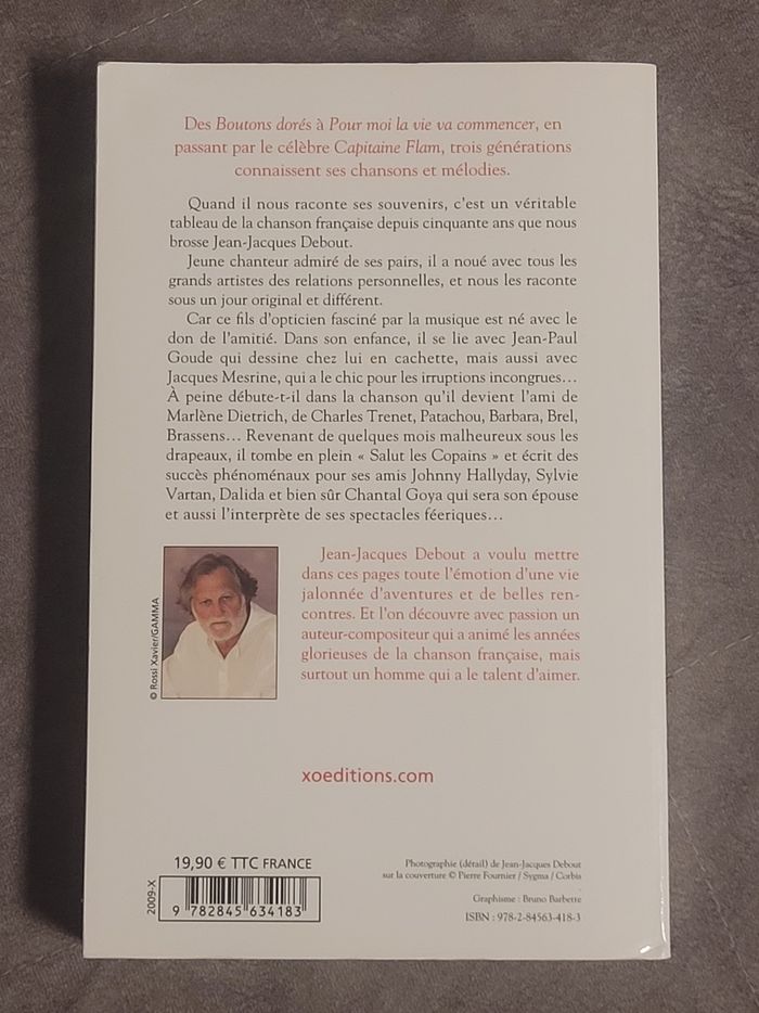 Ma Vie À Dormir Debout - Autobiographie Jean-Jacques Debout - photo numéro 2