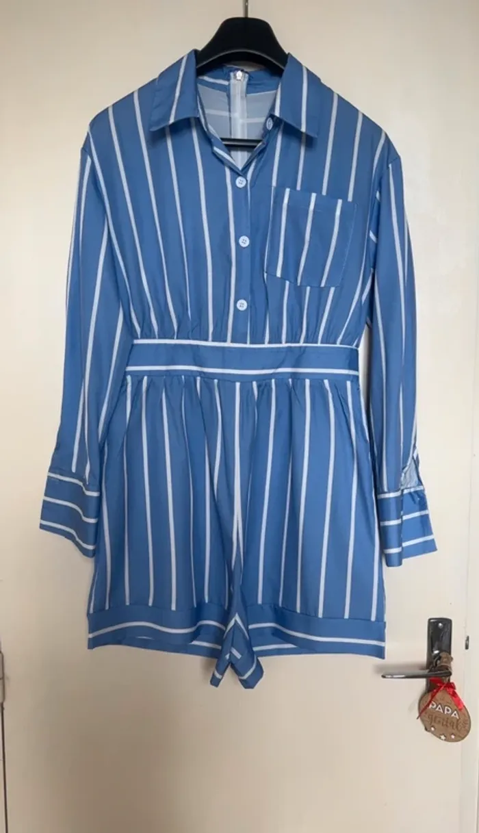 Combishort à rayures T38 - Neuve 💙