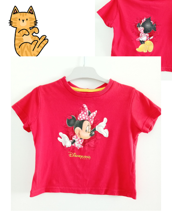 T-shirt manches courtes Disney Minnie 2 ans 