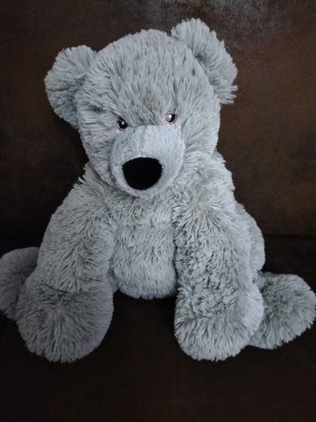 Peluche ours gris