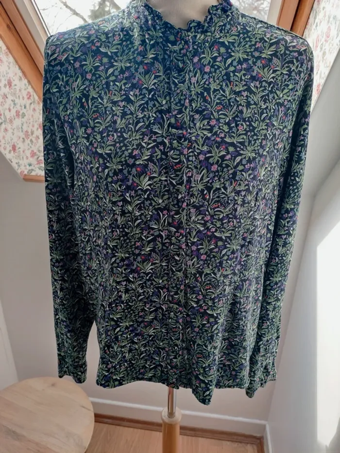 👄 chemise imprimée liberty 🌿🌸 - photo numéro 11