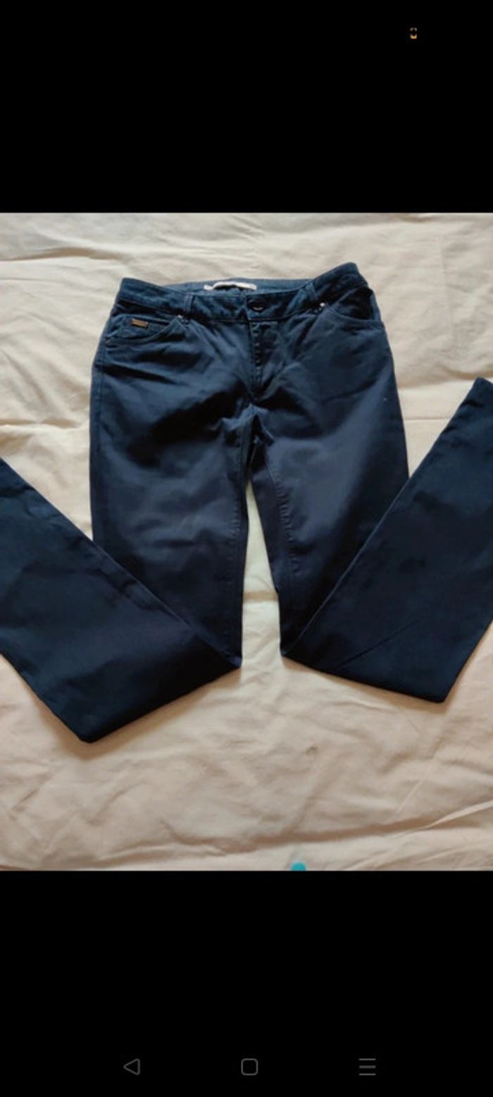 Pantalon bleu marine - photo numéro 2